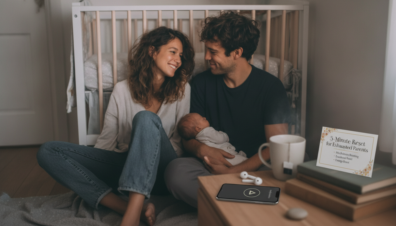 5-Minute Reset for Exhausted Parents: Breathe, Release