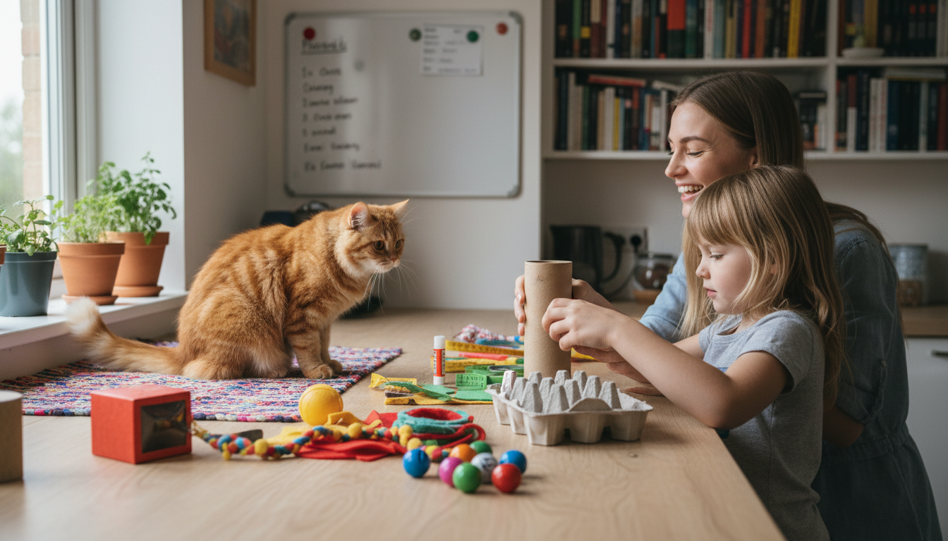 DIY Cat Enrichment: Safe Homemade Games & Puzzles